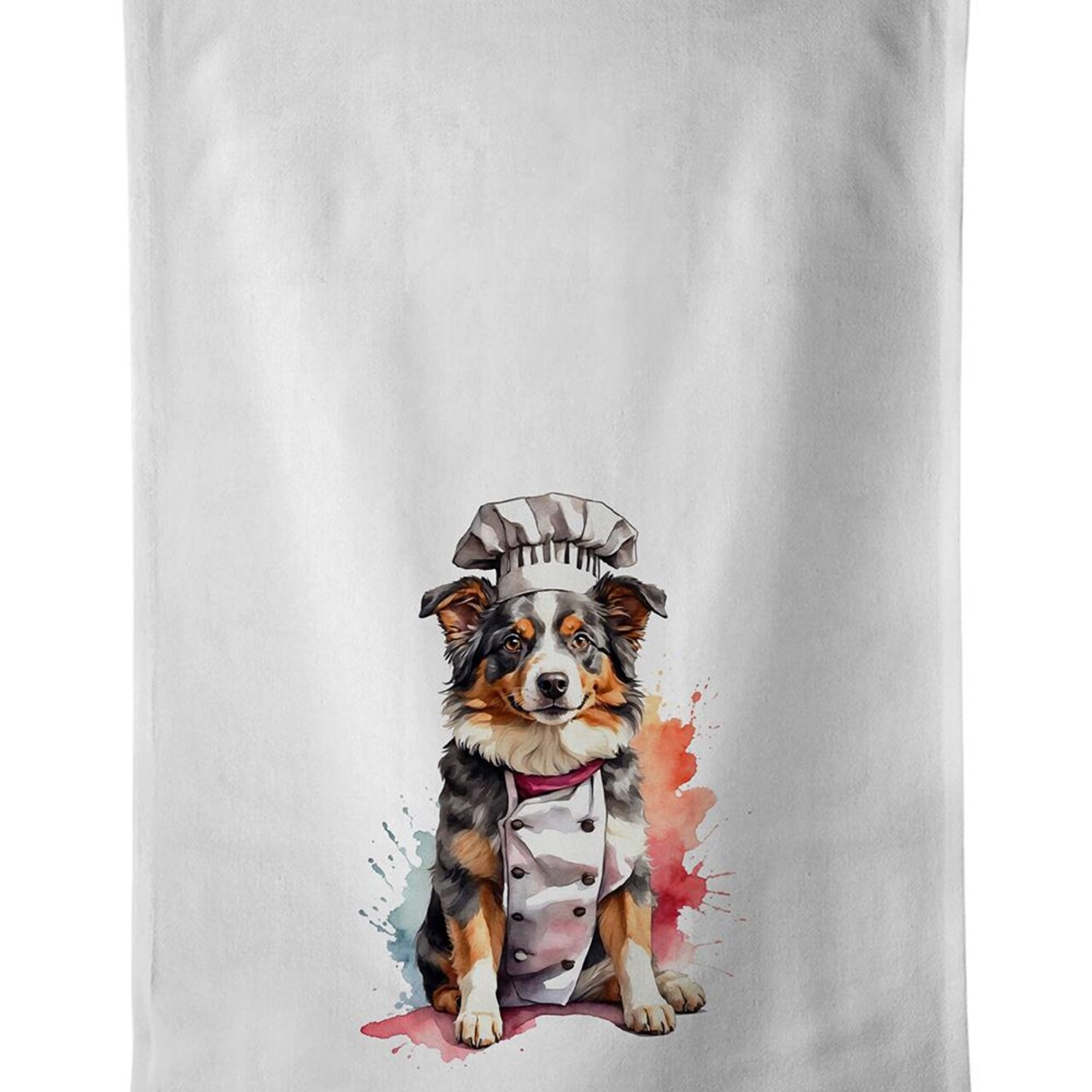 Edge Collections - 19" X 28" - Artistic Australian Shepherd Kitchen Towels - 1 pcs
